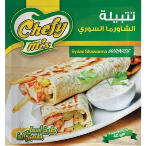cheffy mix syrian shawarma marinade 40g
