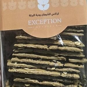 exception sesame and flaxseed crackers – 150g (12 boxes/carton)